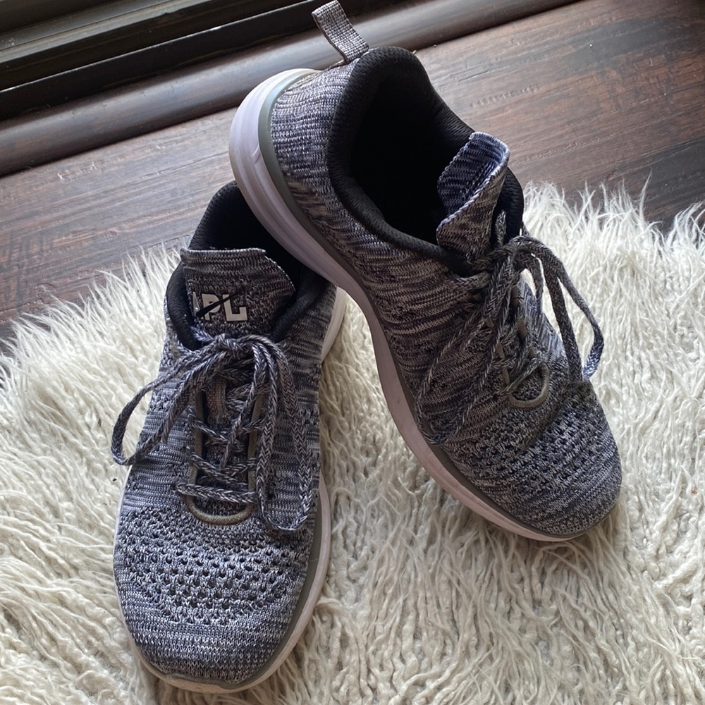 Gray APL tennis shoes
